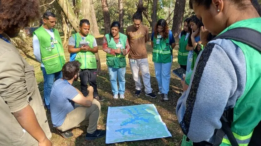 AGENTES DE PROMOÇÃO AMBIENTAL DO MUNICÍPIO DE SÃO PAULO VISITAM A EMAE