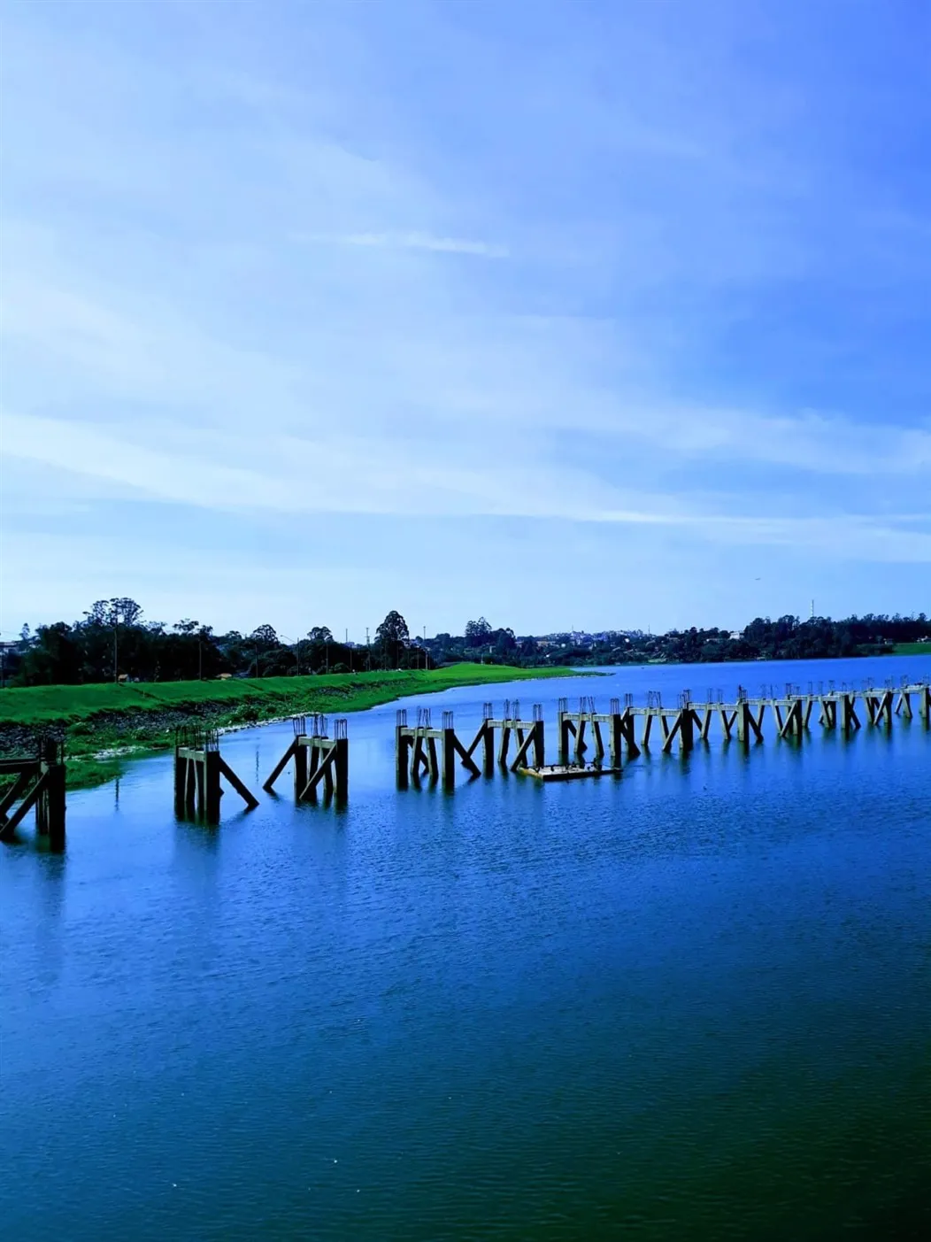 Barragem da Usina Elevatória de Pedreira pelo olhar da Neuza Ferreira