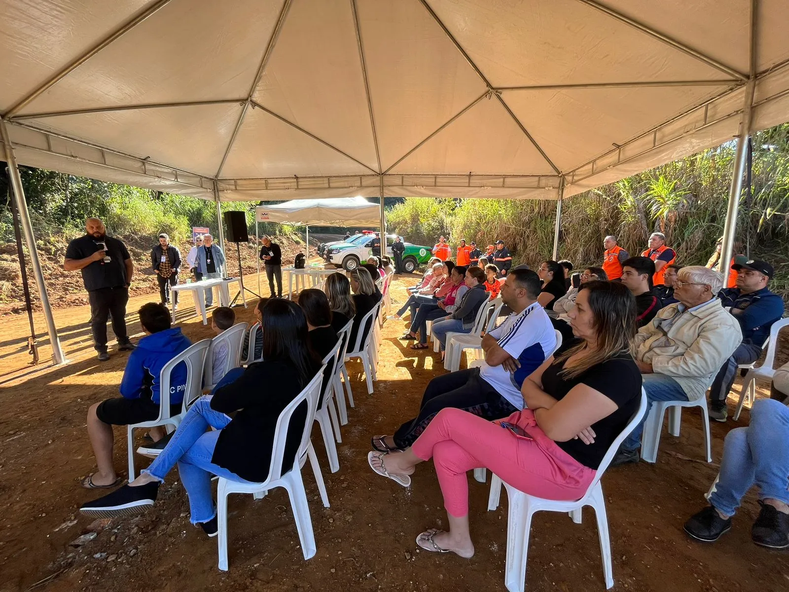 POPULAÇÃO DO ENTORNO DA BARRAGEM RASGÃO É TREINADA EM CABREÚVA